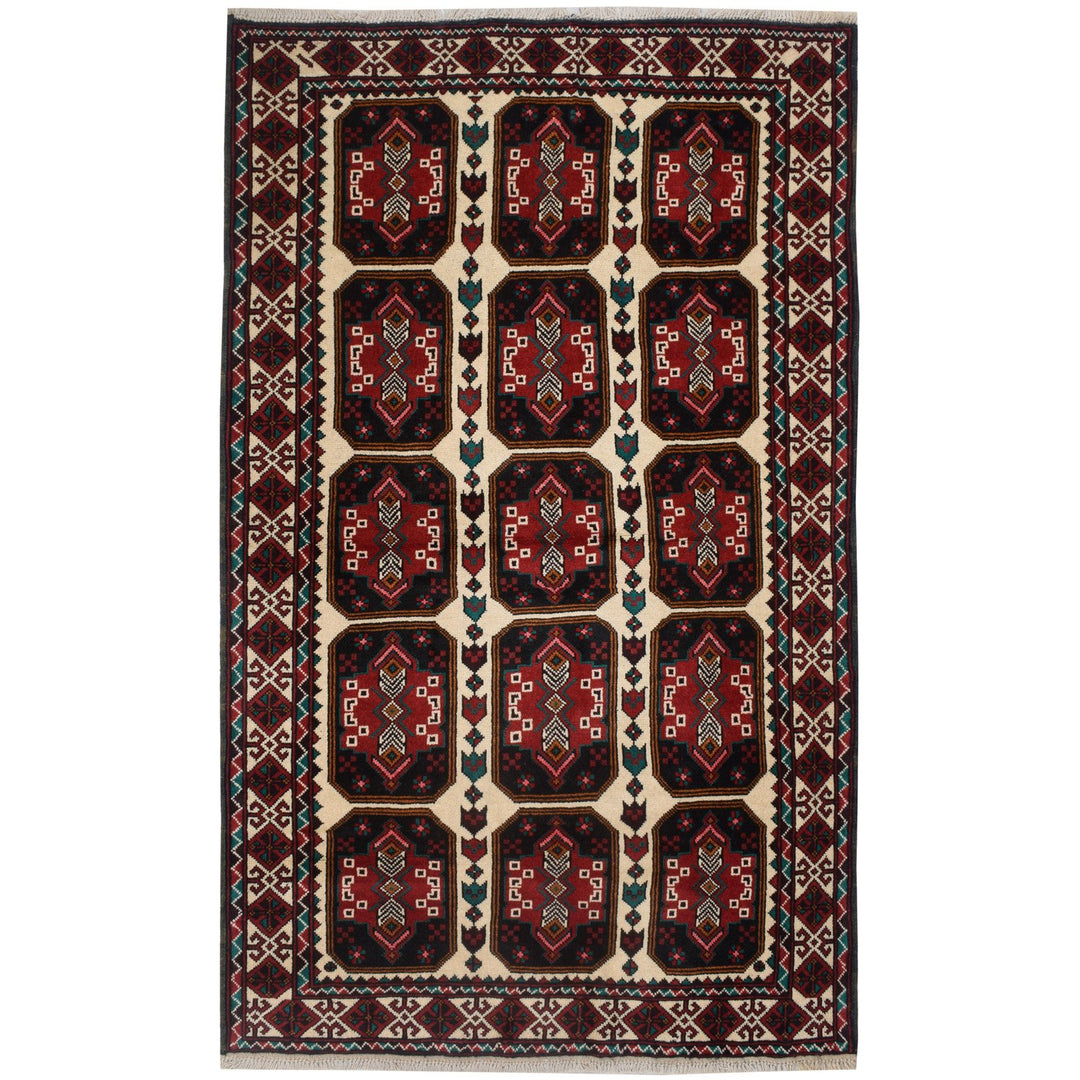 Baluchi Rug 3' 9" x 6' 4" (ft) - No. AL93532 - ALRUG Rug Store