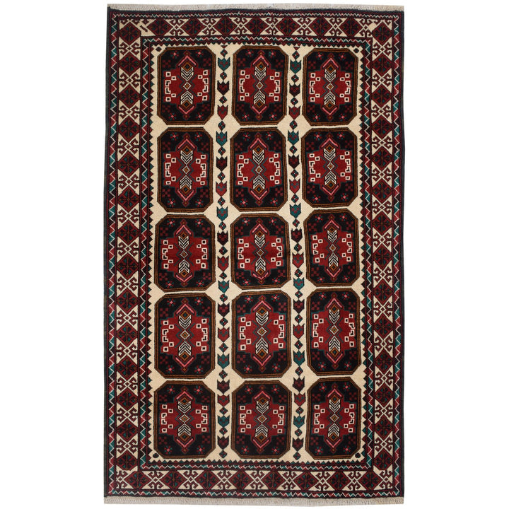 Baluchi Rug 3' 9" x 6' 4" (ft) - No. AL93532 - ALRUG Rug Store