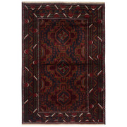 Baluchi Rug 4'  x 6' 2" (ft) - No. AL37357 - ALRUG Rug Store