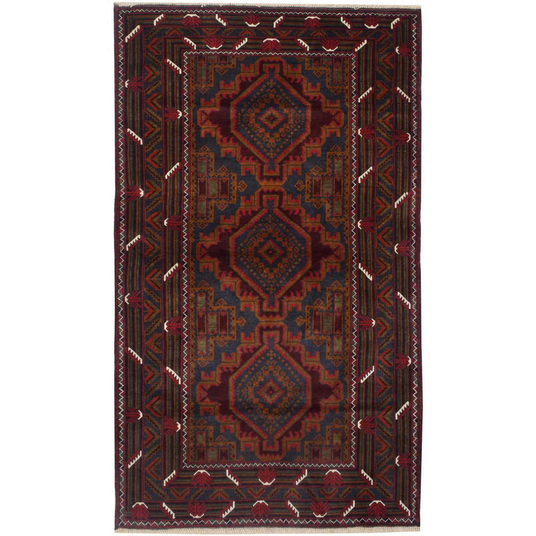 Baluchi Rug 3' 9"  x 6' 6" (ft) - No. AL58700 - ALRUG Rug Store