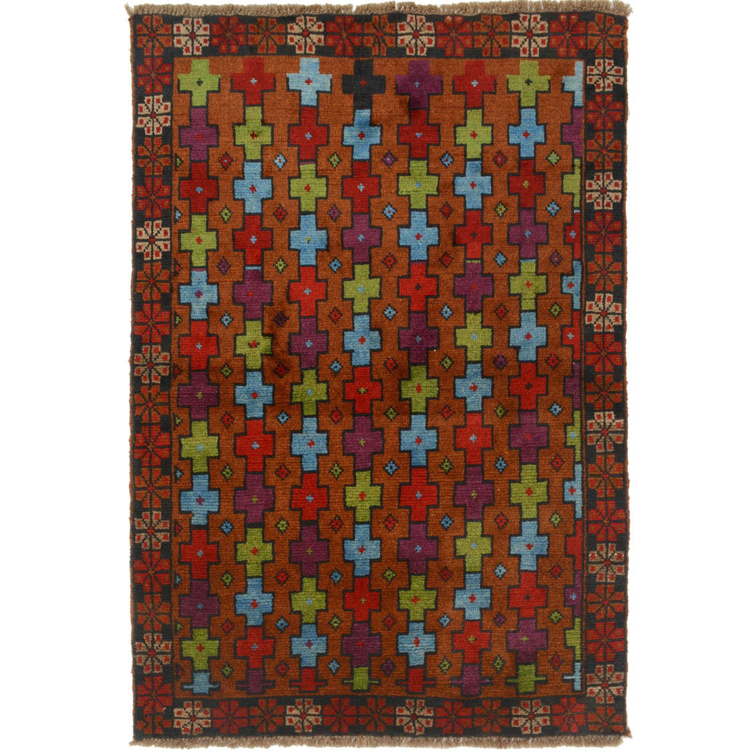 Kohistani Rug 3' 3 x 4' 8 (ft) - No. AL74097 - ALRUG Rug Store