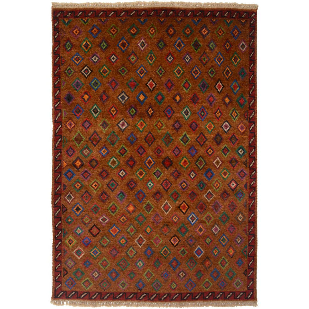 Kohistani Rug 3' 2 x 4' 6 (ft) - No. AL37861 - ALRUG Rug Store