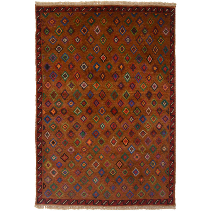 Kohistani Rug 3' 2 x 4' 6 (ft) - No. AL37861 - ALRUG Rug Store