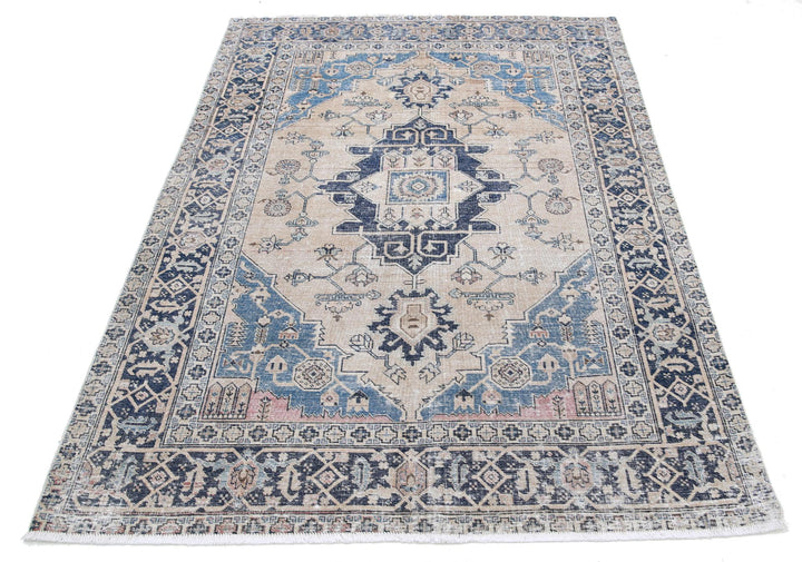 Vintage Persian 4’ 5″ x 6’ 3″ - No. AV99309 - ALRUG Rug Store