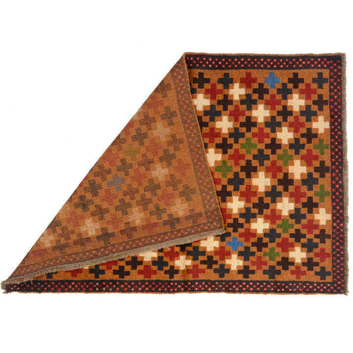 Kohistani Rug 3' 4 x 4' 9 (ft) - No. AL66439 - ALRUG Rug Store