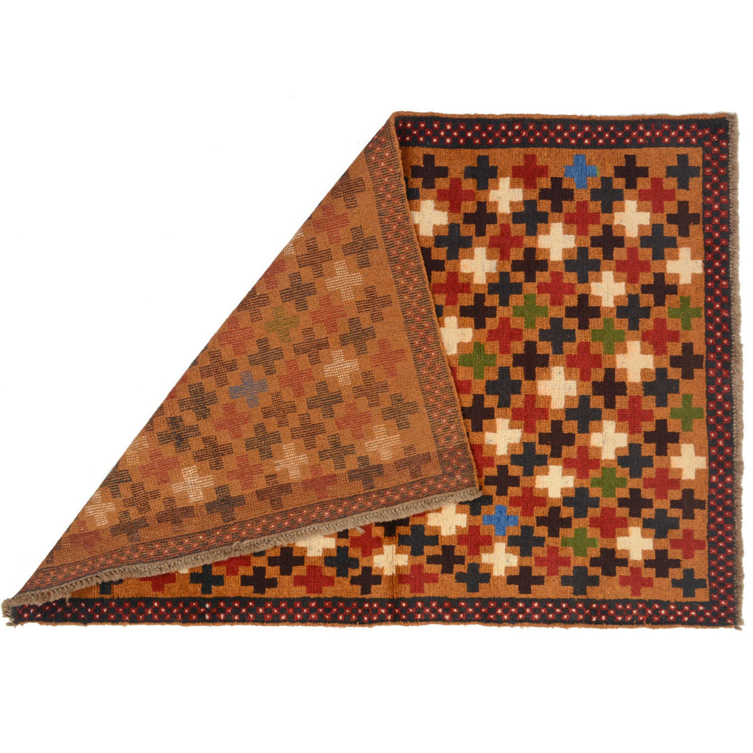 Kohistani Rug 3' 4" x 4' 9" - No. AL93635