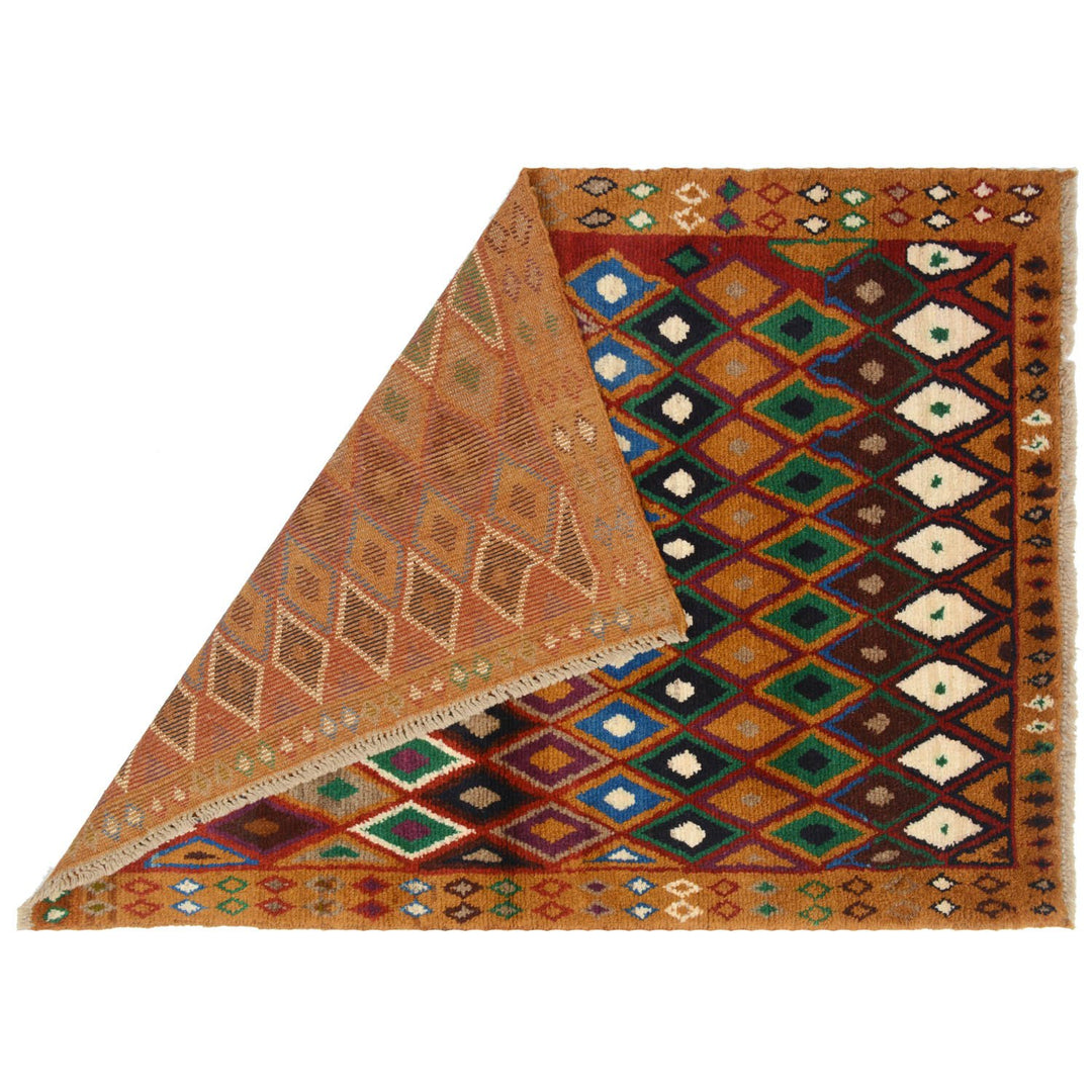 Kohistani Rug 3' 4 x 4' 6 (ft) - No. AL48175 - ALRUG Rug Store