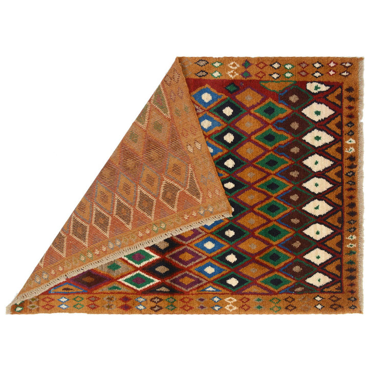 Kohistani Rug 3' 4 x 4' 6 (ft) - No. AL48175 - ALRUG Rug Store