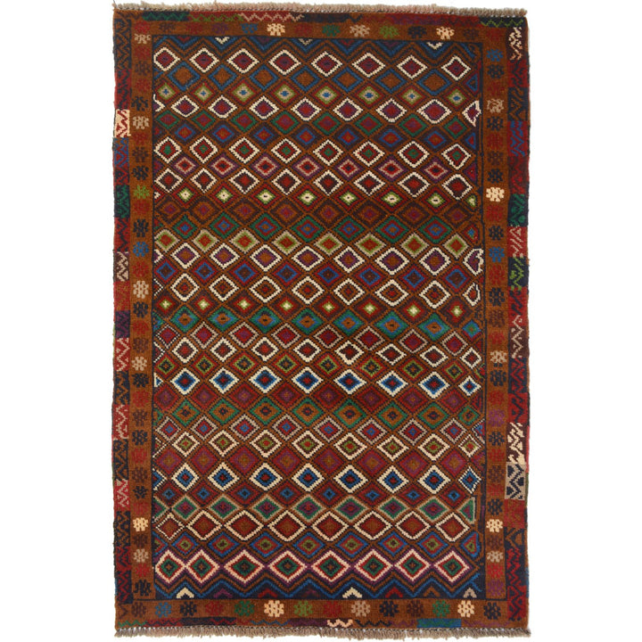 Kohistani Rug 3' 2 x 5' (ft) - No. AL60537 - ALRUG Rug Store