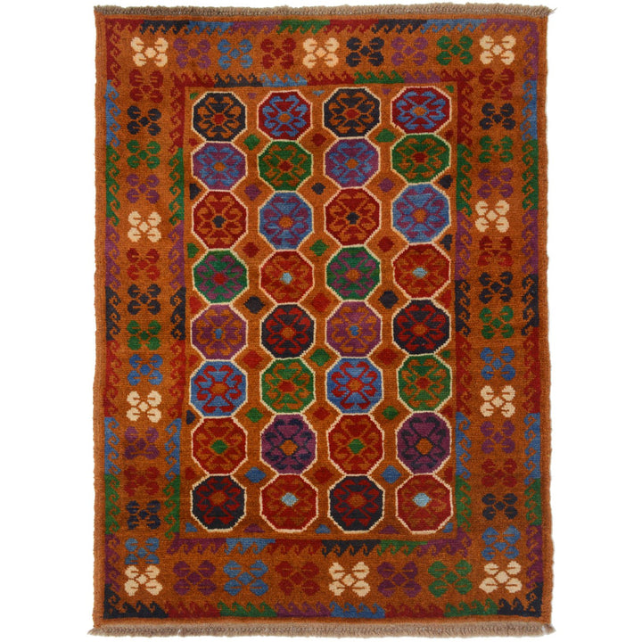 Kohistani Rug 3' 4 x 4' 7 (ft) - No. AL22338 - ALRUG Rug Store