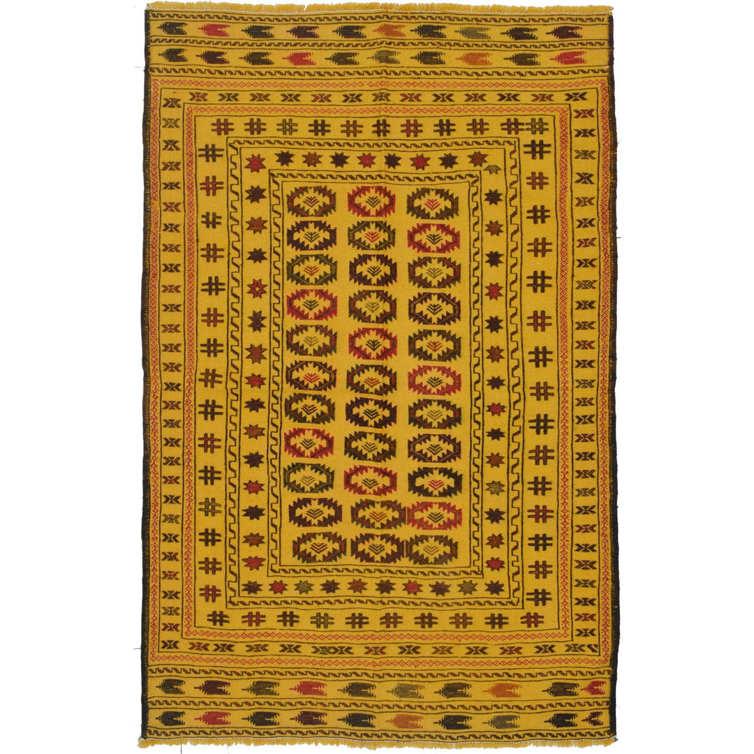 Soumak Kilim 4' 1" x 6' 3" (ft) - No. 2375 - ALRUG Rug Store