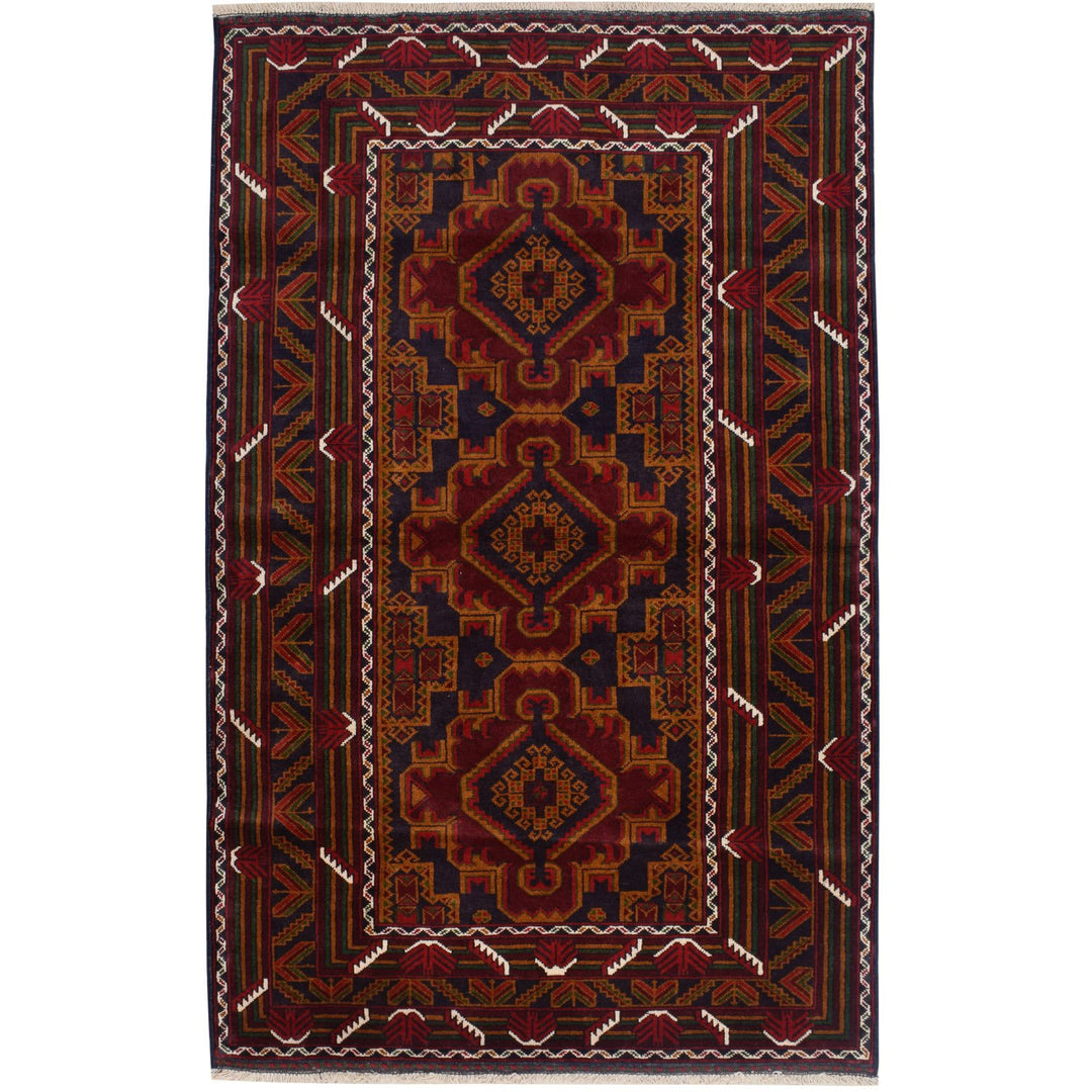 Baluchi Rug 4' x 6' 4" (ft) - No. AL54815 - ALRUG Rug Store