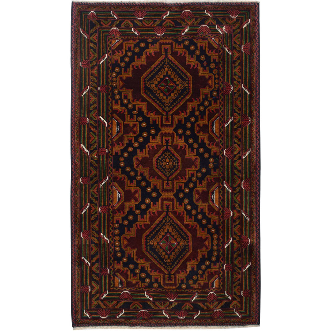 Baluchi Rug 4' 1"  x 7' (ft) - No. AL49959 - ALRUG Rug Store
