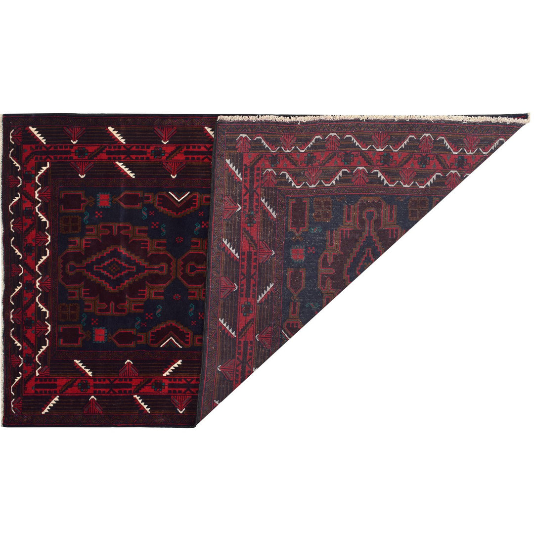 Baluchi Rug 4' 1" x 6' 7" (ft) - No. AL92806 - ALRUG Rug Store