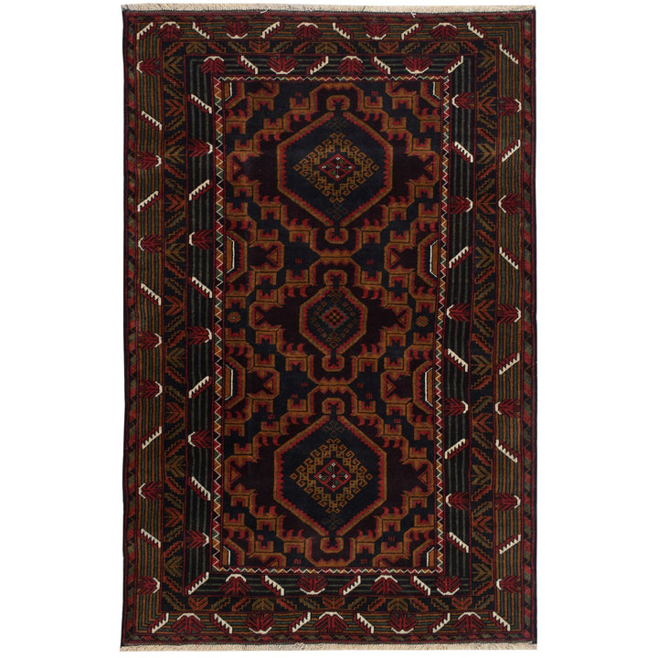Baluchi Rug 4' x 6' 2"  (ft) - No. AL24726 - ALRUG Rug Store