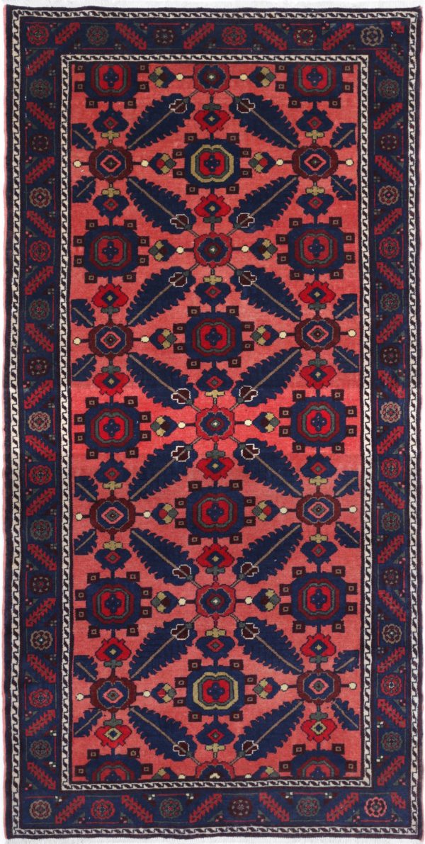 Peach Afghan Navahand Rug 3' 0" x 6' 2" Hand-Knotted