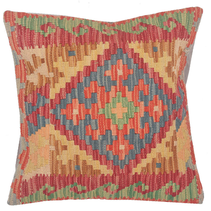 Kilim Cushion 1' 6 x 1' 6 (ft) - No. AL67028 - ALRUG Rug Store
