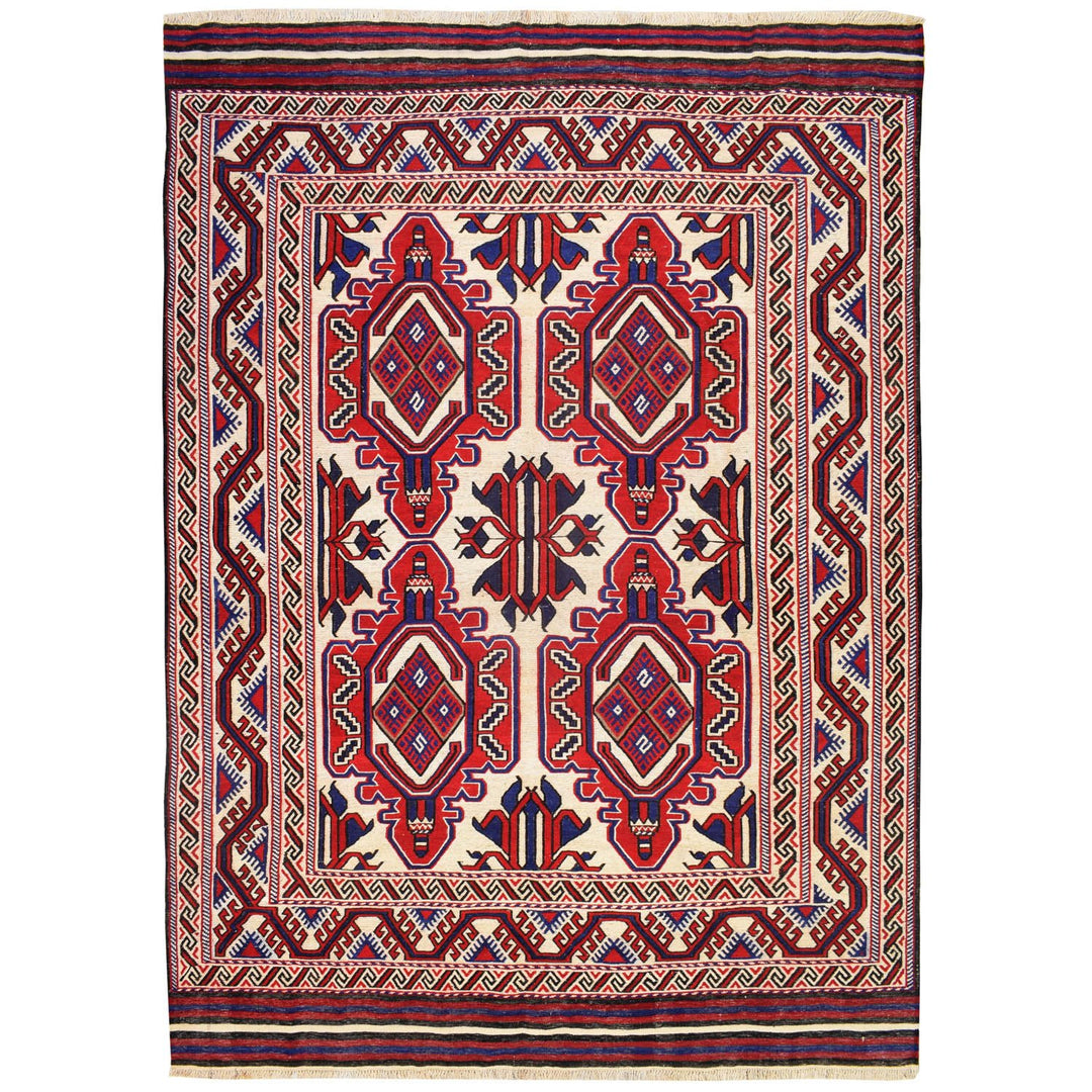 Saghari Kilim 6' 8 x 9' 3 (ft) - No. AL36293 - ALRUG Rug Store