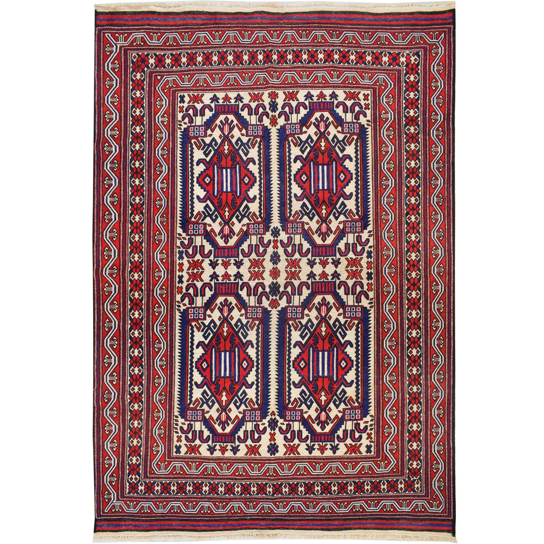 Saghari Kilim 6' 9 x 9' 6 (ft) - No. AL75281 - ALRUG Rug Store