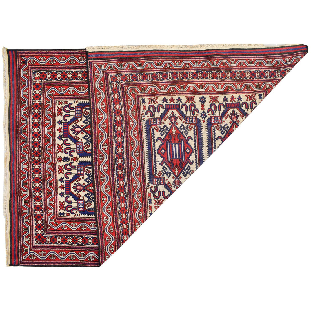 Saghari Kilim 6' 9 x 9' 6 (ft) - No. AL75281 - ALRUG Rug Store