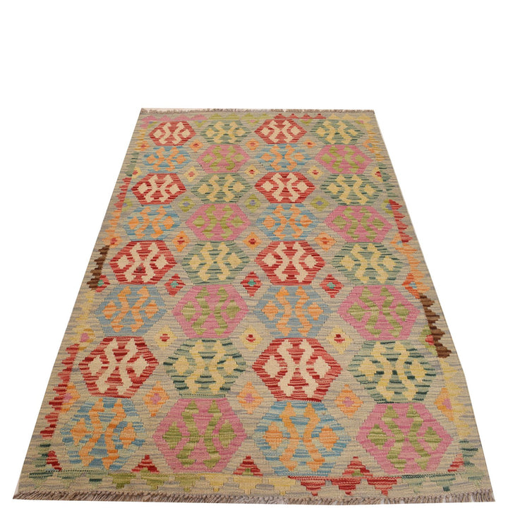 Vegetable Kilim 3' 3 x  5' 2 (ft) - No. AL11344 - ALRUG Rug Store