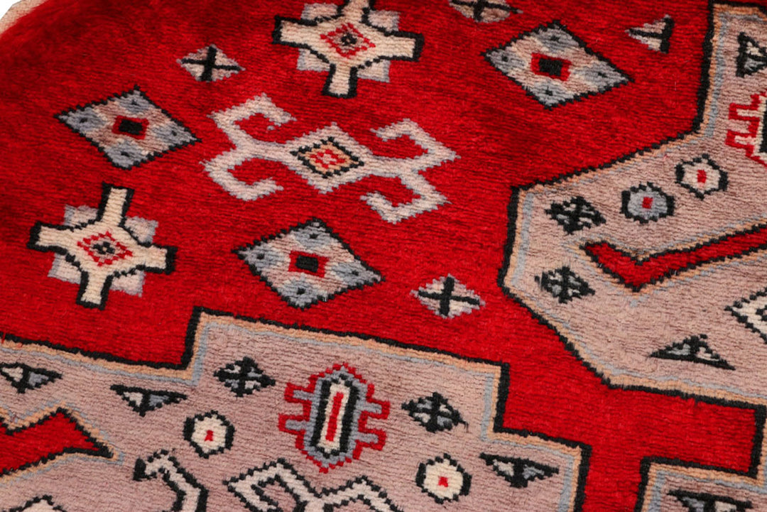 Red Caucasian 2'  2" x 3'  1" - No. QA63808