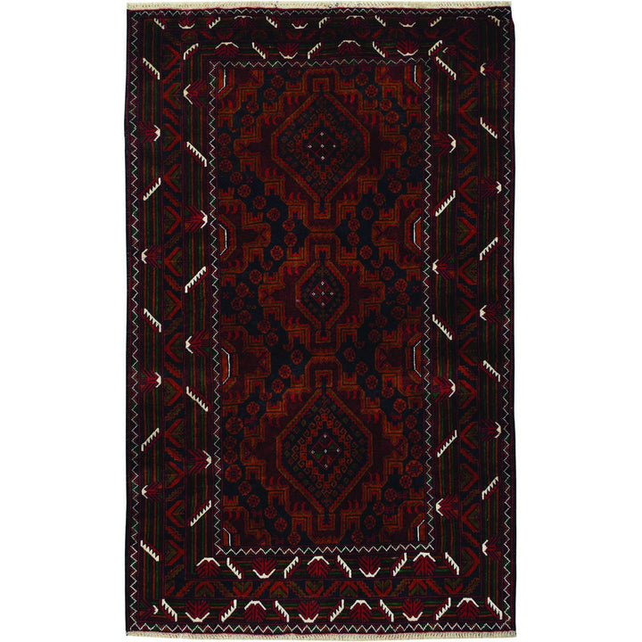 Baluchi Rug 3' 8 x 6' 2 (ft) - No. AL67178 - ALRUG Rug Store