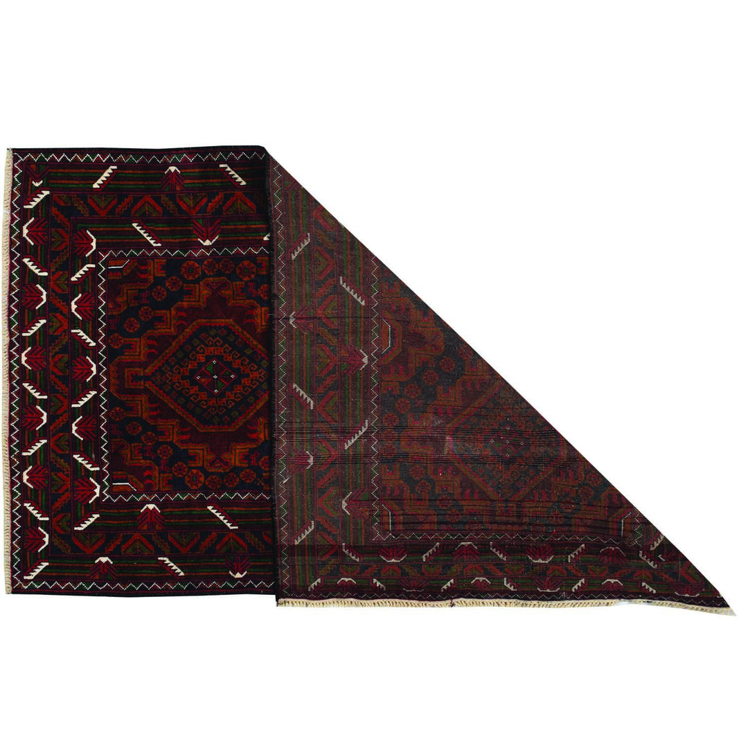 Baluchi Rug 3' 8 x 6' 2 (ft) - No. AL67178 - ALRUG Rug Store