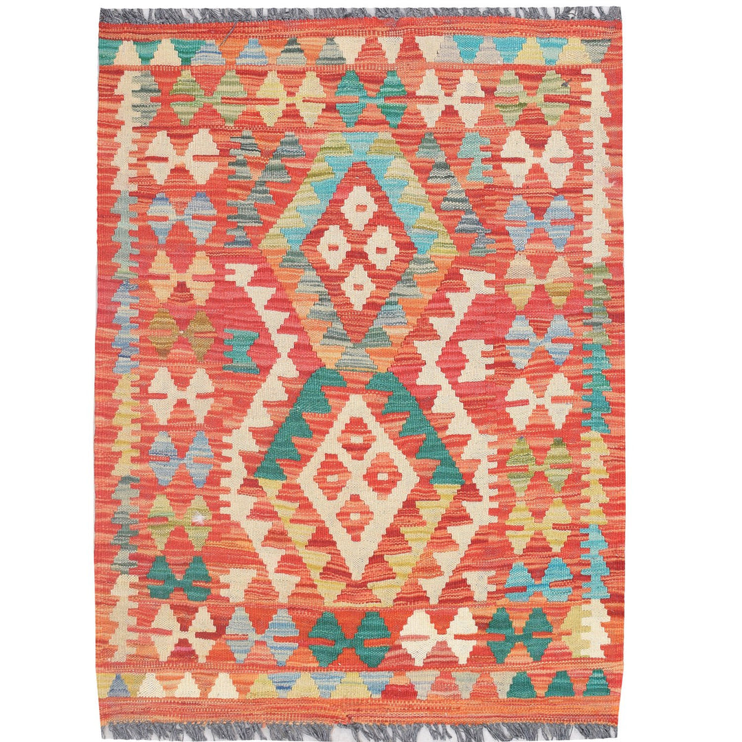 Vegetable Kilim 2' 4 x 3' 2 (ft) - No. AL53371 - ALRUG Rug Store