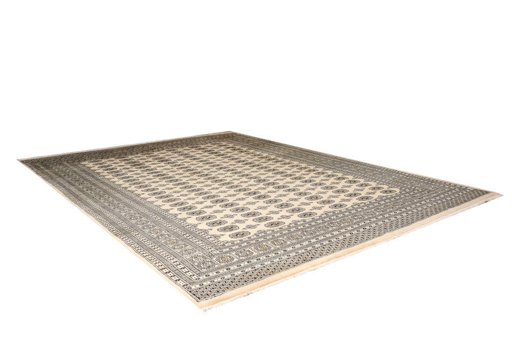 Navajo White Bokhara 8' 11 x 11' 11 - No. 29205 - ALRUG Rug Store