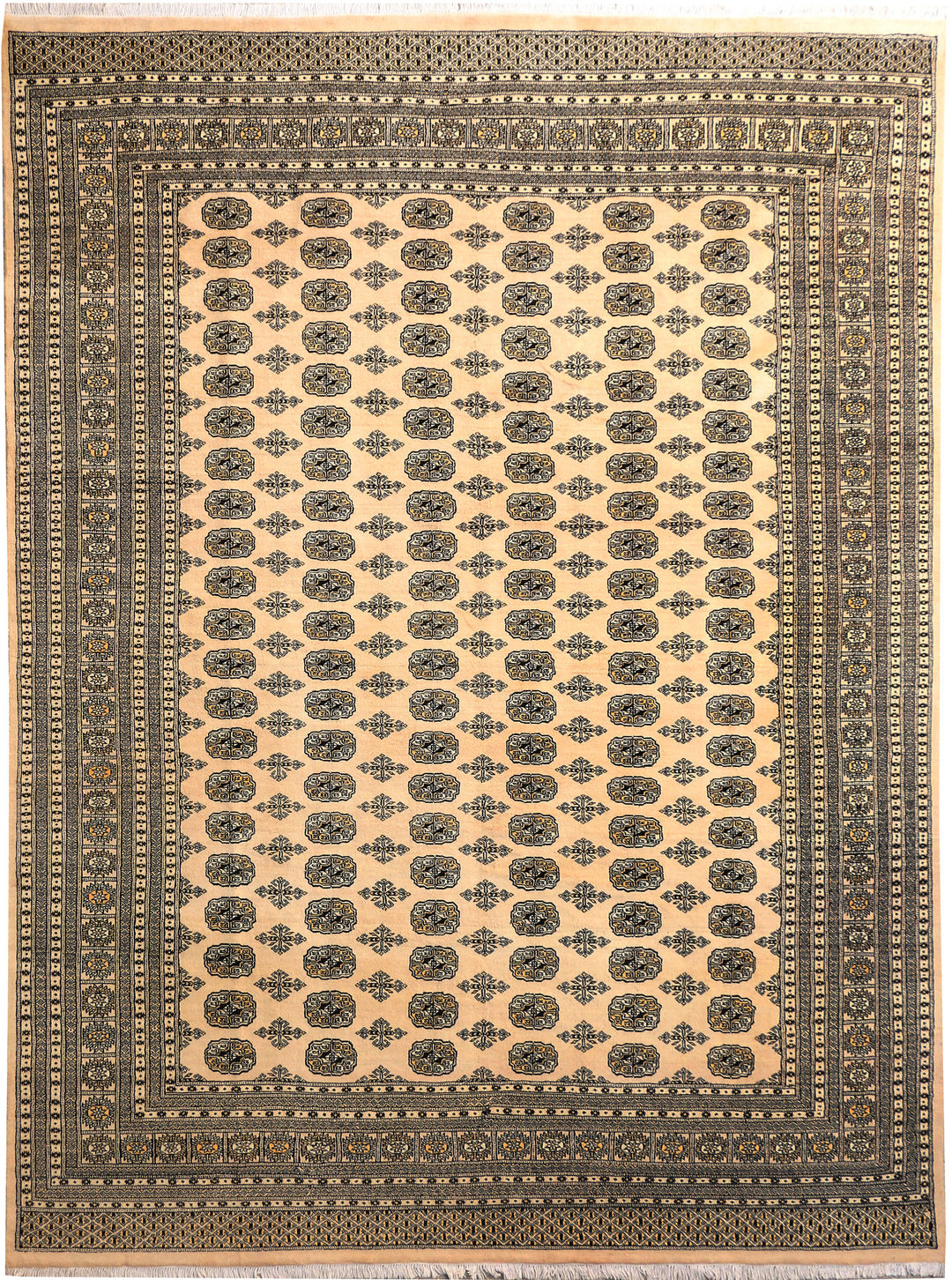 Navajo White Bokhara 8' 11 x 11' 11 - No. 29205 - ALRUG Rug Store