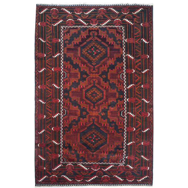 Baluchi Rug 4' x 6' 3 (ft) - No. AL18548 - ALRUG Rug Store