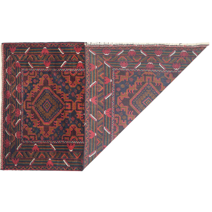 Baluchi Rug 3' 8 x 6' 4 (ft) - No. AL98539 - ALRUG Rug Store