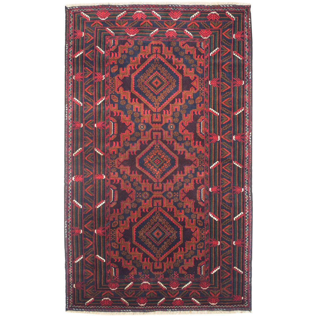 Baluchi Rug 3' 9 x 6' 4 (ft) - No. AL51553 - ALRUG Rug Store