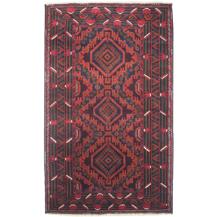 Baluchi Rug 3' 9 x 6' 4 (ft) - No. AL51553 - ALRUG Rug Store
