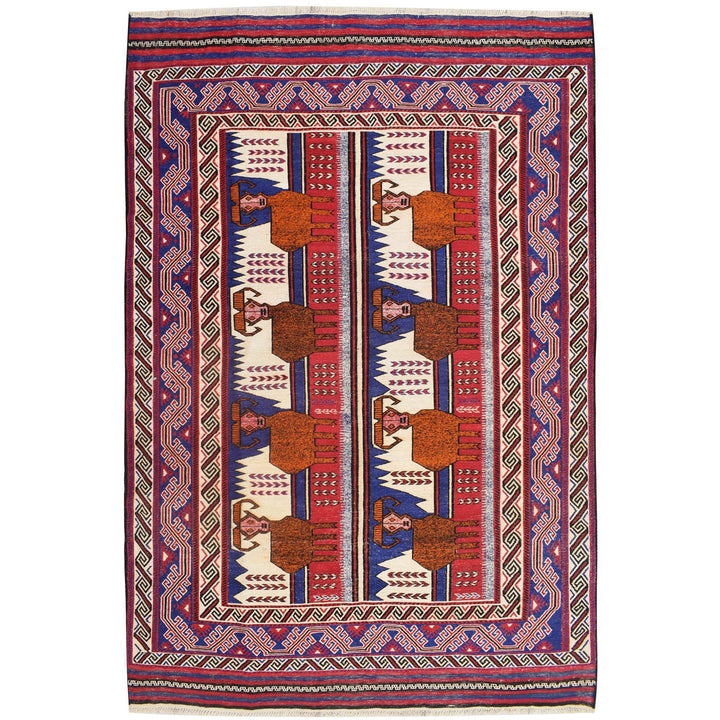 Saghari Kilim 6' 4 x 9' 4 (ft) - No. AL71309 - ALRUG Rug Store