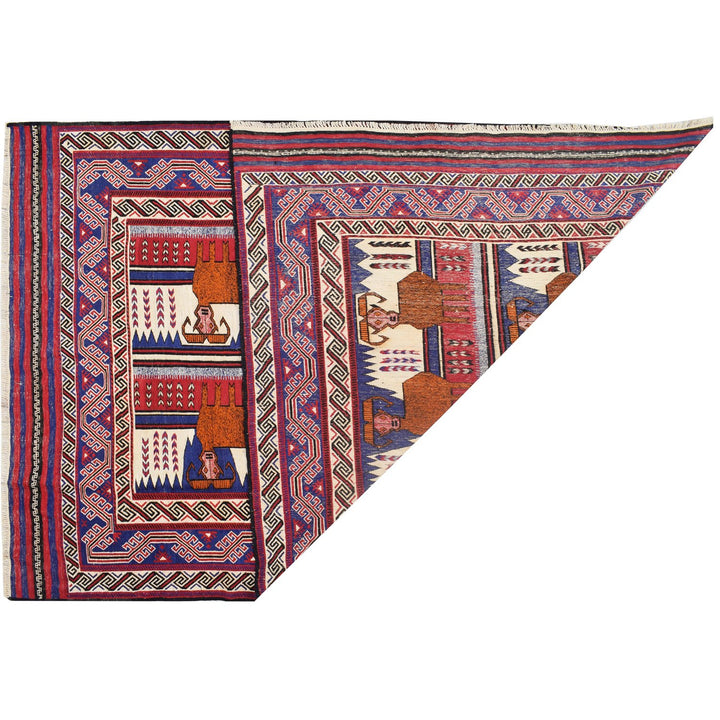 Saghari Kilim 6' 4 x 9' 4 (ft) - No. AL71309 - ALRUG Rug Store