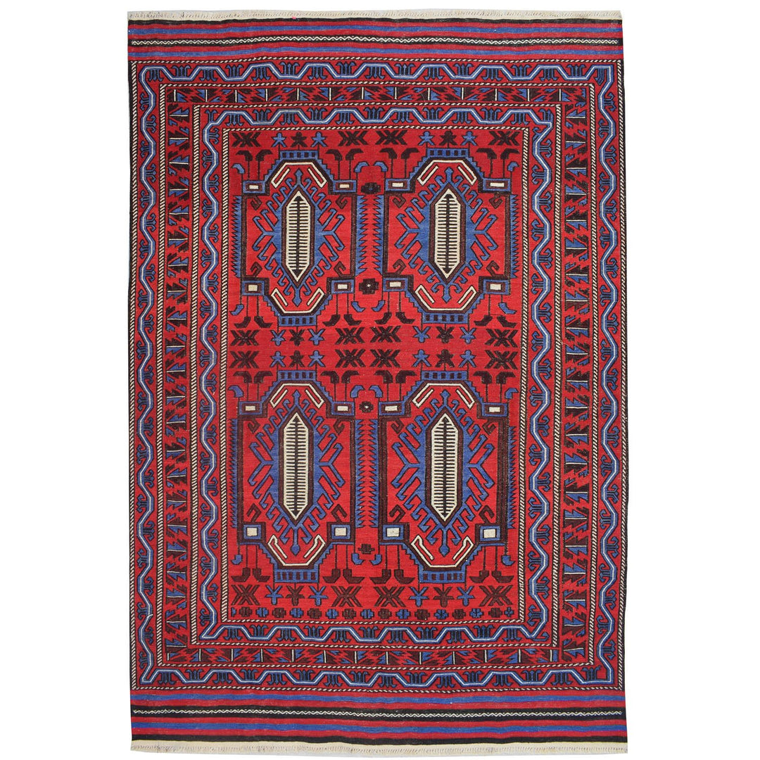 Saghari Kilim 6' 4 x 9' 2 (ft) - No. AL26304 - ALRUG Rug Store