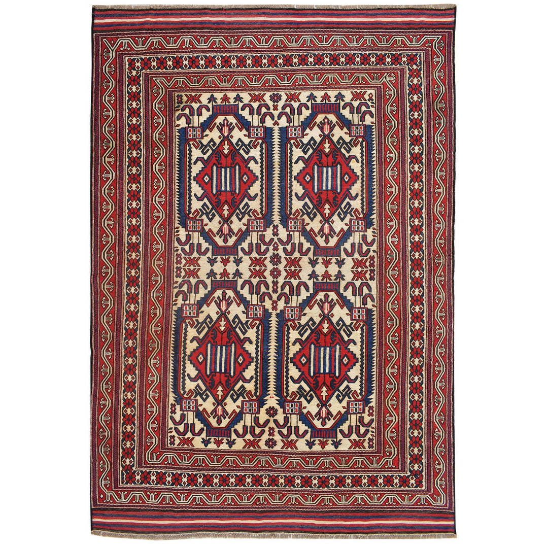 Saghari Kilim 6' 7 x 9' 7 (ft) - No. AL67402 - ALRUG Rug Store