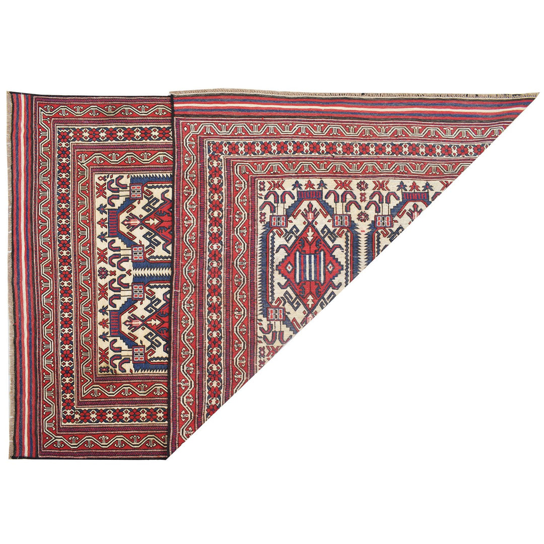 Saghari Kilim 6' 7 x 9' 7 (ft) - No. AL67402 - ALRUG Rug Store