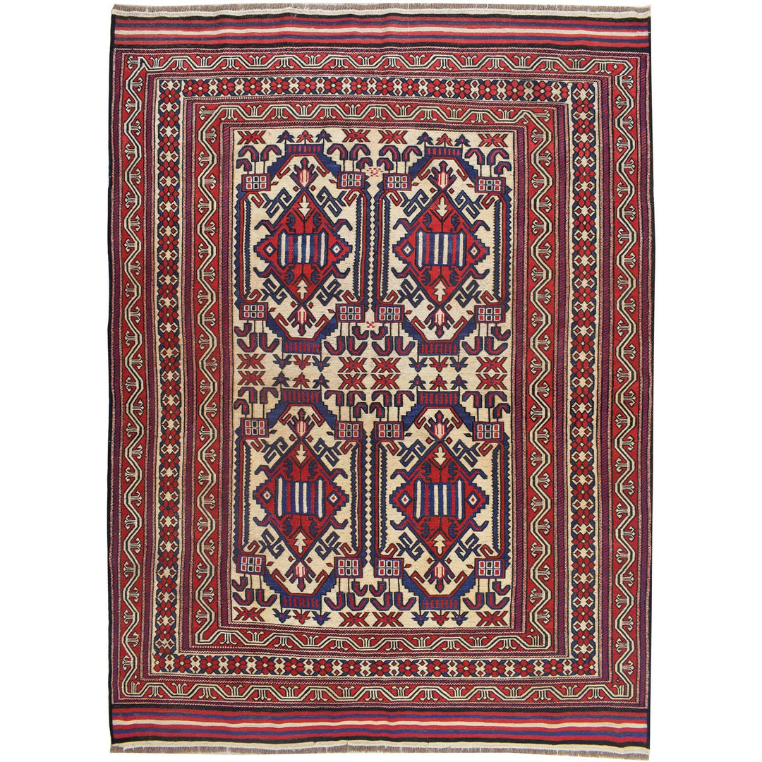 Saghari Kilim 6' 9 x 9' 6 (ft) - No. AL19530 - ALRUG Rug Store