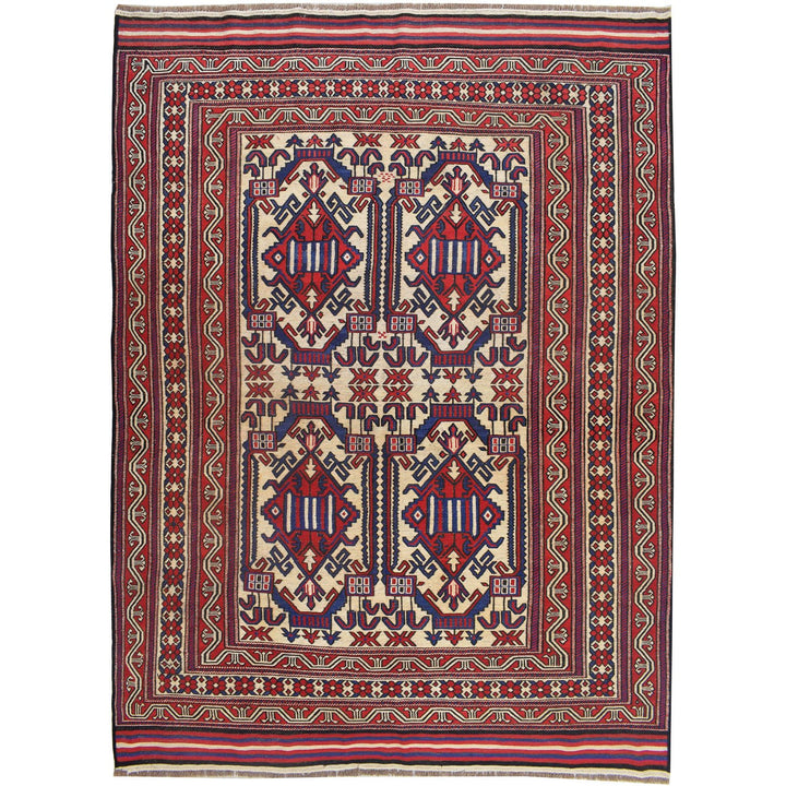 Saghari Kilim 6' 9 x 9' 6 (ft) - No. AL19530 - ALRUG Rug Store