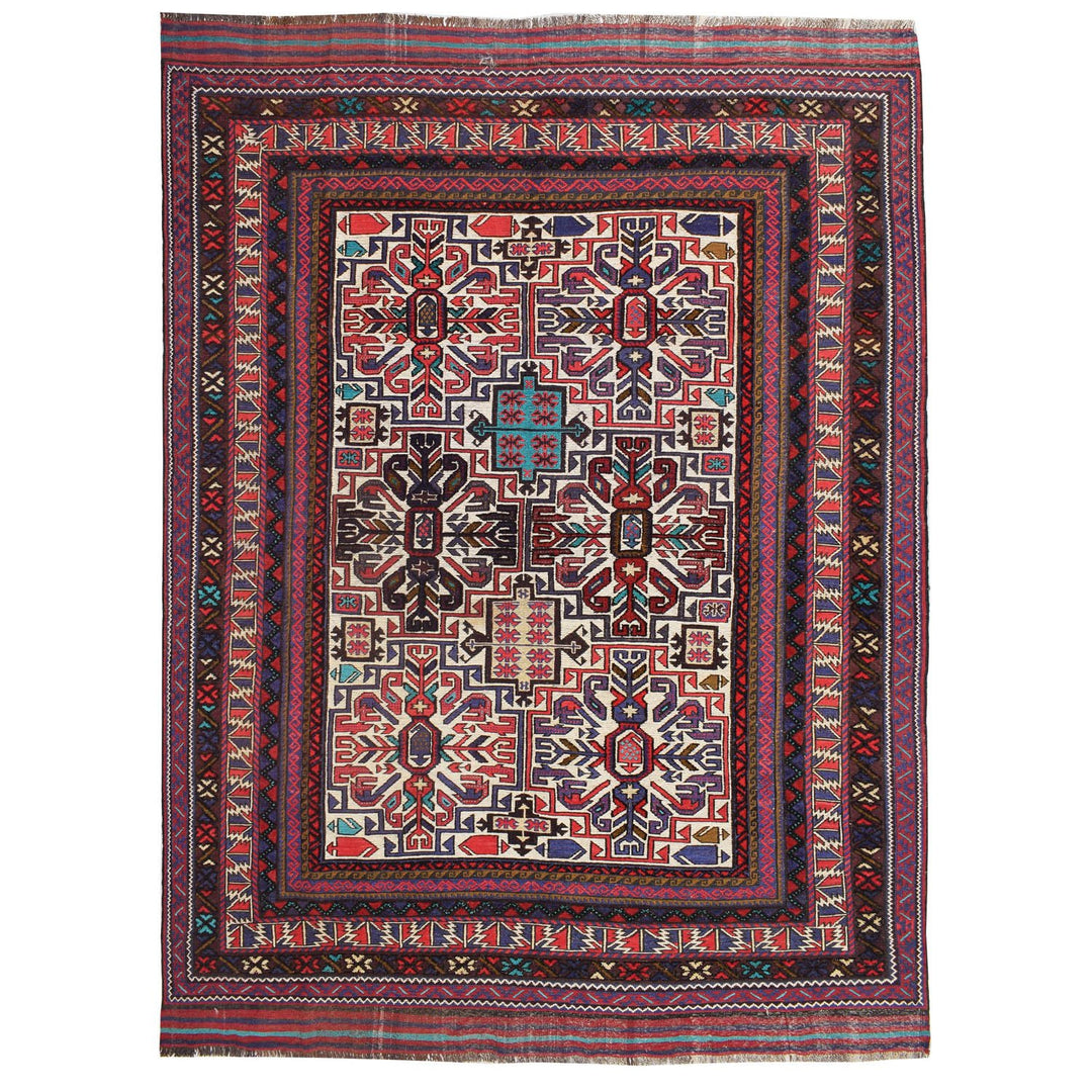 Saghari Kilim 6' 5 x 8' 8 (ft) - No. AL43049 - ALRUG Rug Store