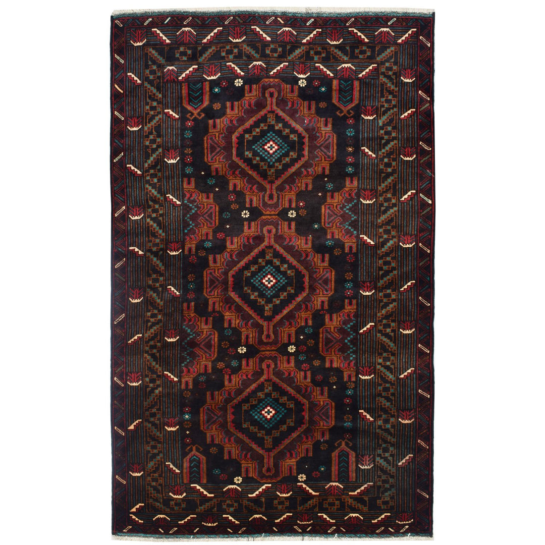 Baluchi Rug 4' 1 x 6' 6 (ft) - No. AL88914 - ALRUG Rug Store