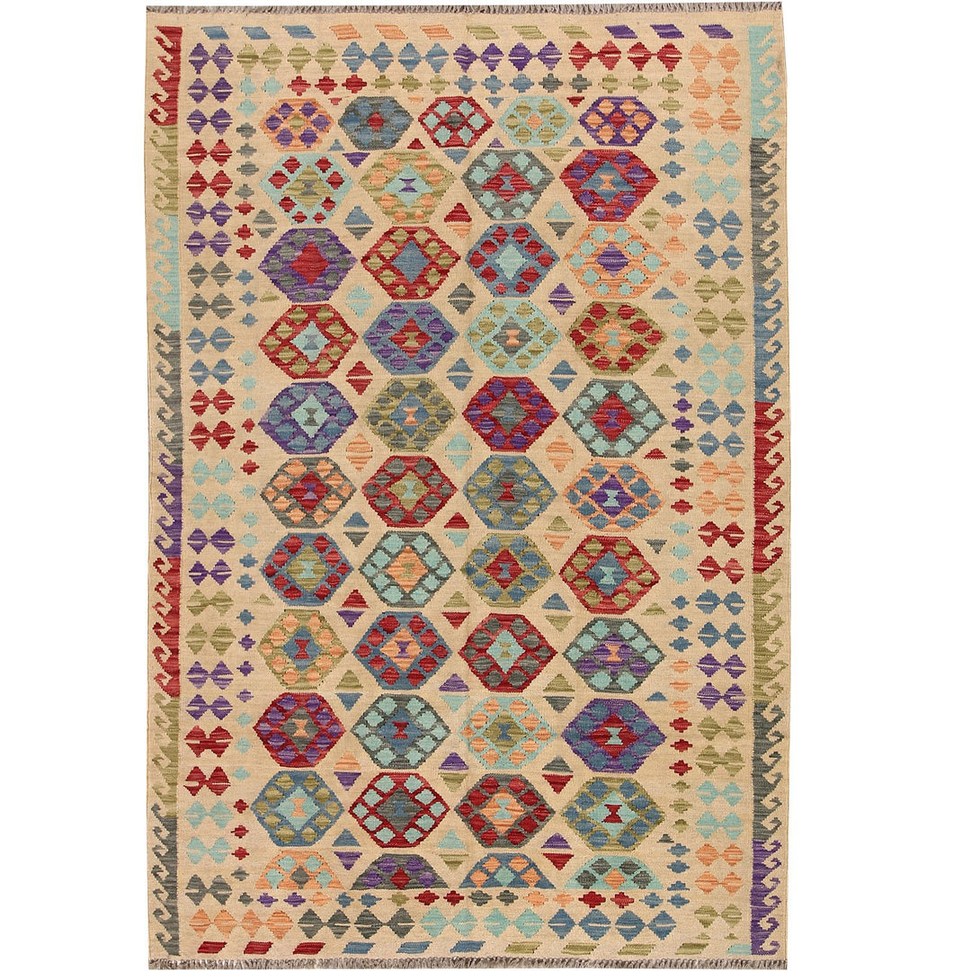 Vegetable Kilim 5' 4 x 7' 8 (ft) - No. AL34914 - ALRUG Rug Store