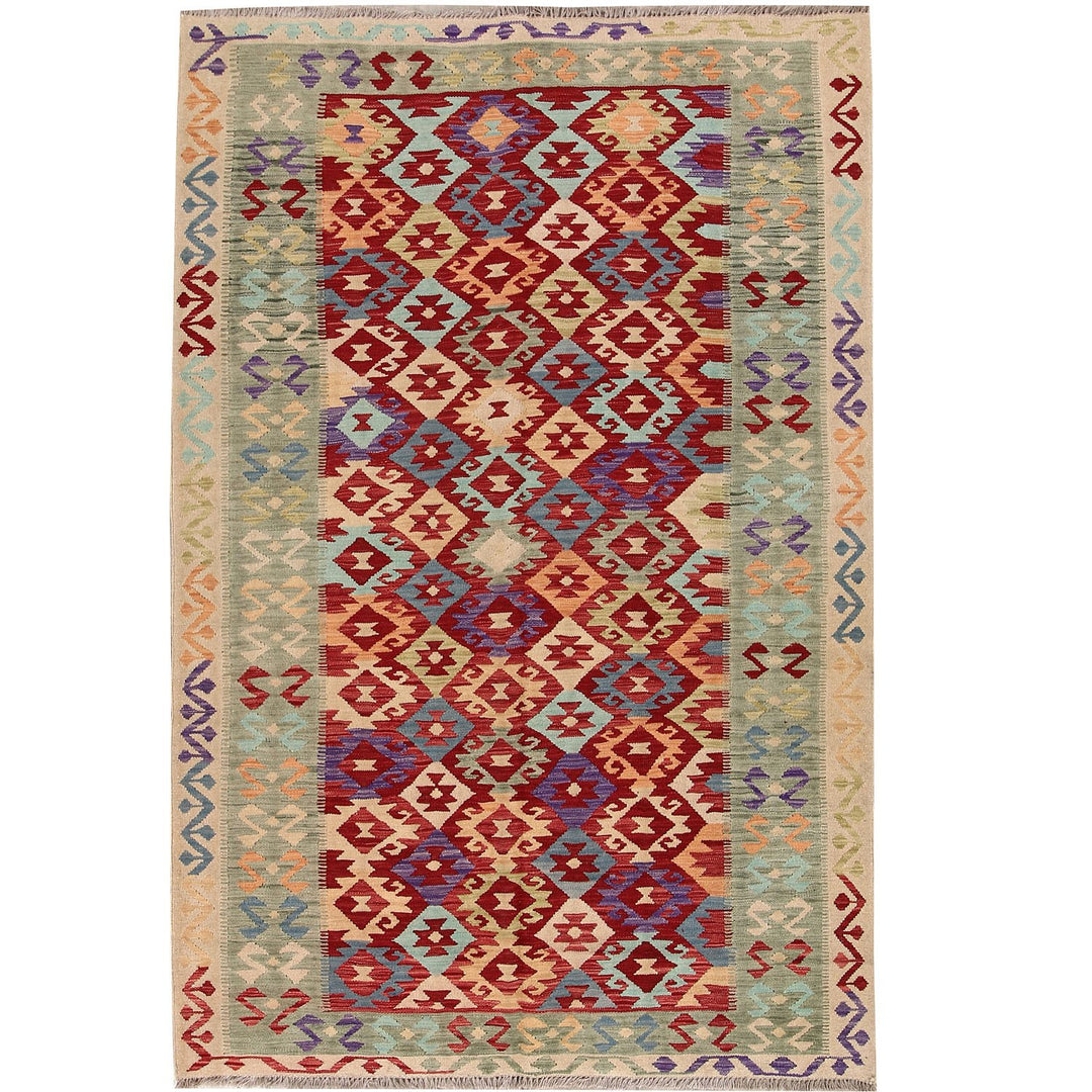 Vegetable Kilim 5' 5 x 8' 1 (ft) - No. AL34194 - ALRUG Rug Store