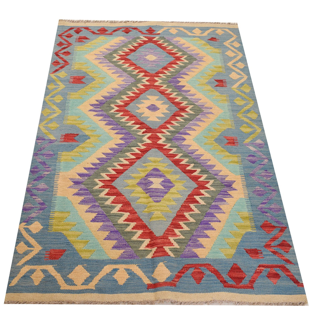 Vegetable Kilim 3' 3 x  5' 1 (ft) - No. AL30977 - ALRUG Rug Store