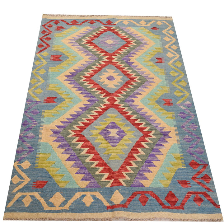 Vegetable Kilim 3' 3 x  5' 1 (ft) - No. AL30977 - ALRUG Rug Store