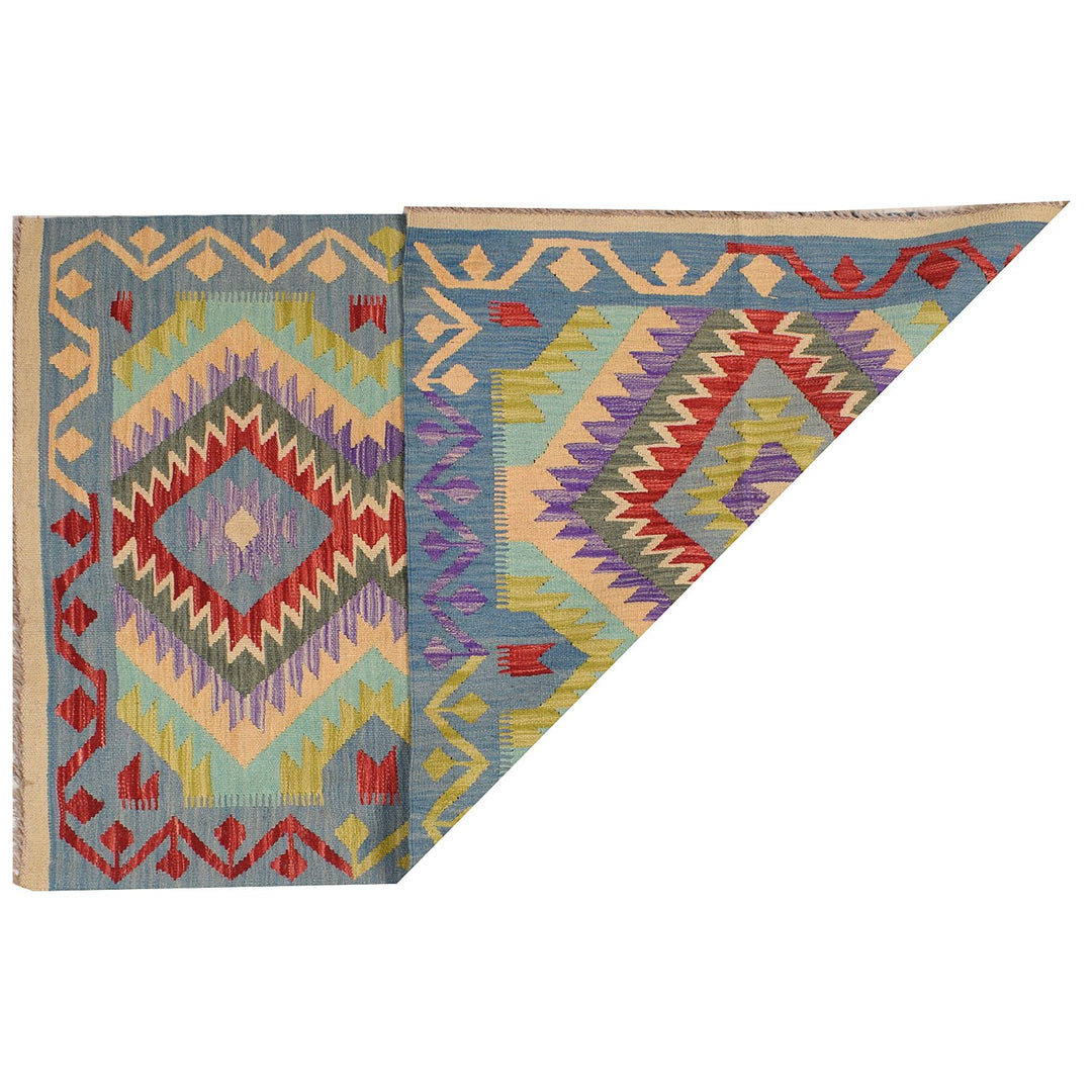 Vegetable Kilim 3' 3 x  5' 1 (ft) - No. AL30977 - ALRUG Rug Store