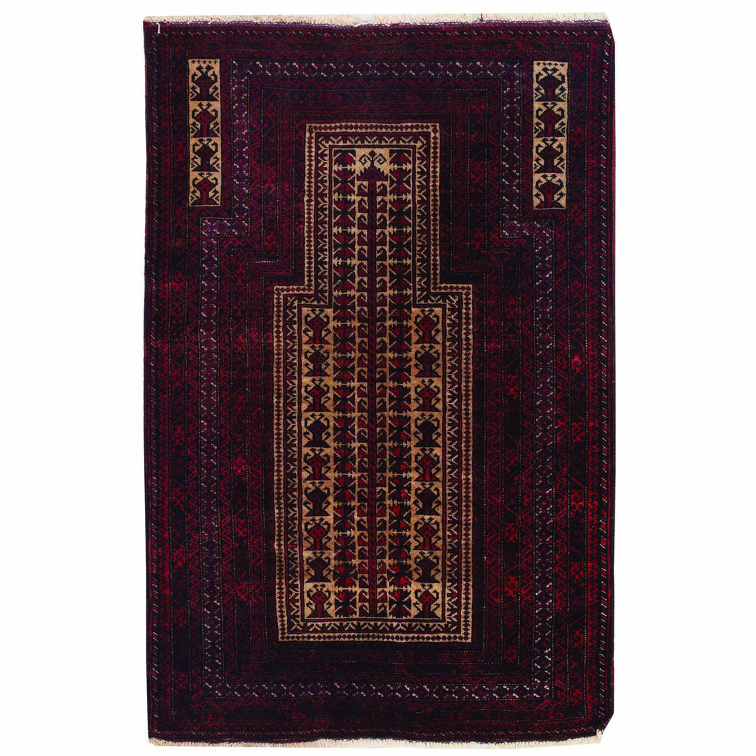 Prayer Rug 2' 8 x 4' 3 (ft) - No. AL45894 - ALRUG Rug Store